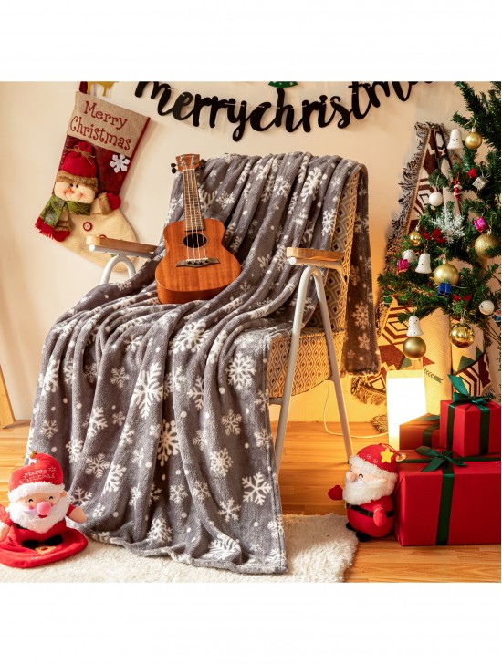 Double Sided Holiday Flannel Blanket